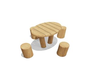 Детские столы и скамейки