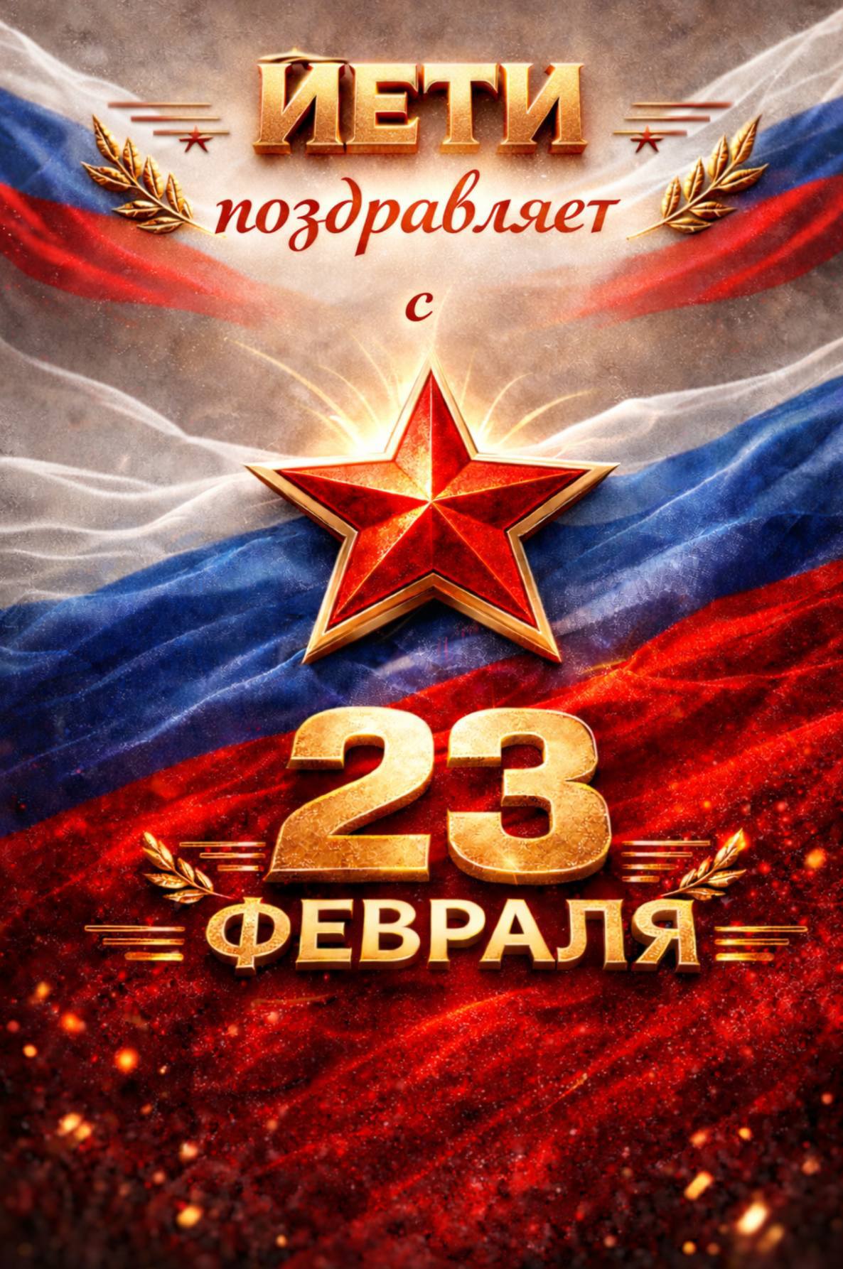 Поздравляем с Днём защитника Отечества!