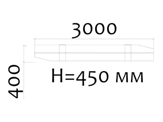 Скамья парковая ЭКО-501001
