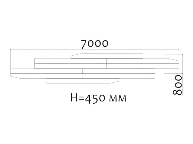 Скамья парковая ЭКО-501002