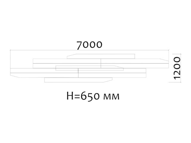 Скамья парковая ЭКО-501003