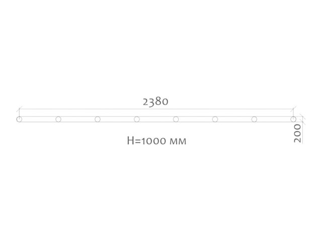 Велопарковка ЭКО-601003